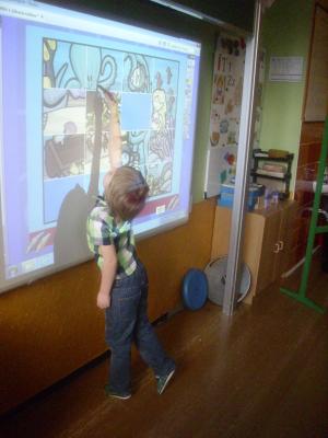 Než jsme odešli do Domečku, pohráli jsme si ve třídě.