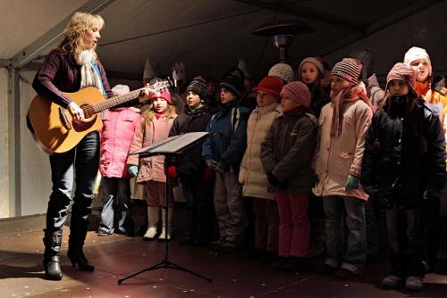 Vánoční zpívání na náměstí