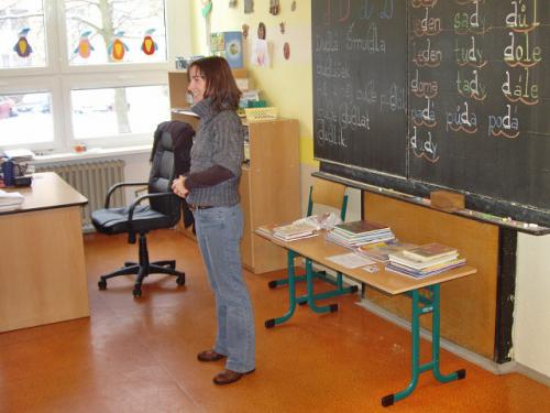 Netradiční hodina čtení v 1.A