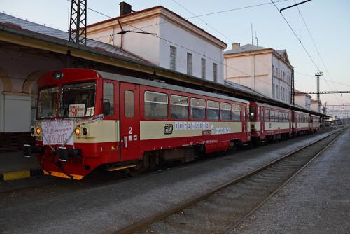 Slavnostní jízda ke 140. výročí tratě Chomutov - Vejprty