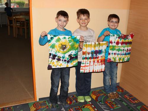 Batikování ve školní družině