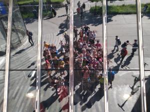 před návratem - Hlavní nádraží v Praze